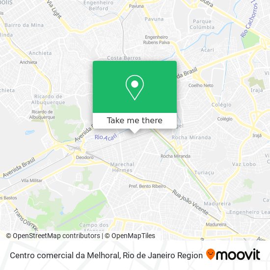 Centro comercial da Melhoral map