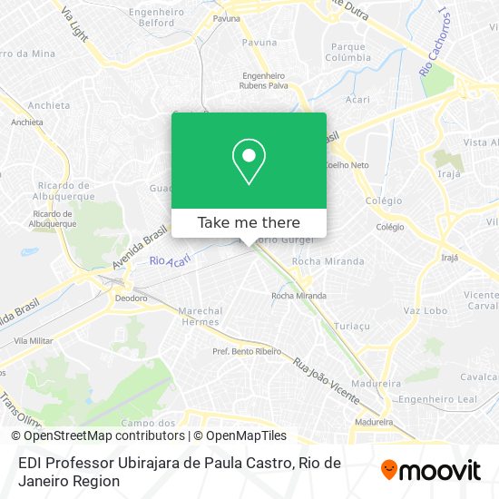 EDI Professor Ubirajara de Paula Castro map