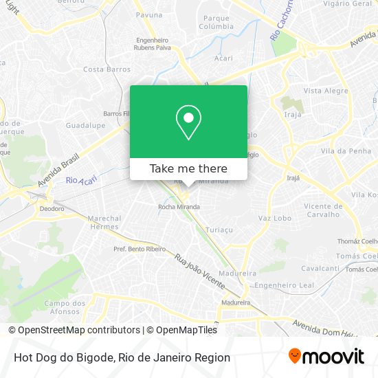 Hot Dog do Bigode map