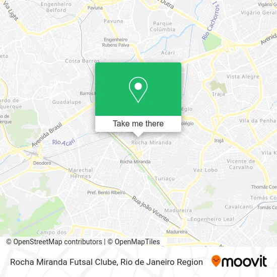 Rocha Miranda Futsal Clube map