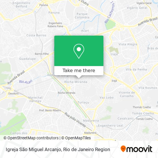 Igreja São Miguel Arcanjo map