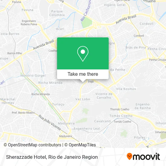 Sherazzade Hotel map