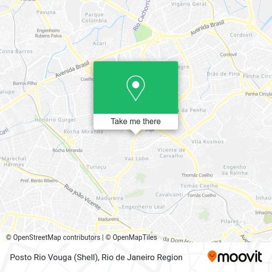 Posto Rio Vouga (Shell) map