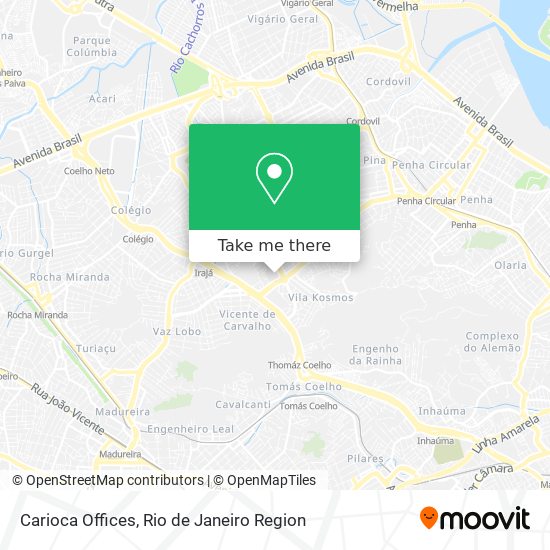 Carioca Offices map