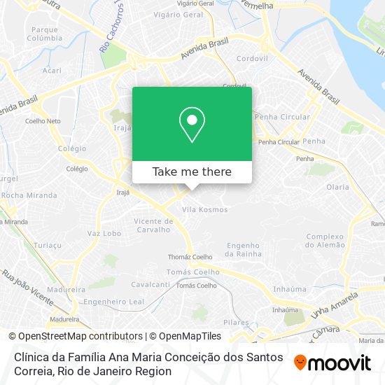 Mapa Clínica da Família Ana Maria Conceição dos Santos Correia