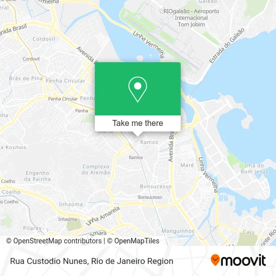 Rua Custodio Nunes map