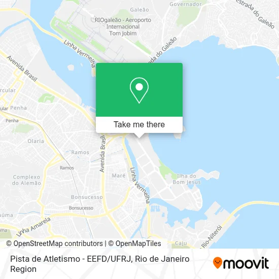 Pista de Atletismo - EEFD/UFRJ map