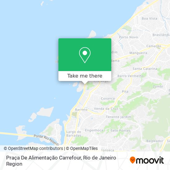 Praça De Alimentação Carrefour map
