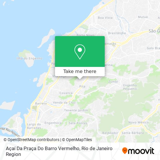 Açaí Da Praça Do Barro Vermelho map