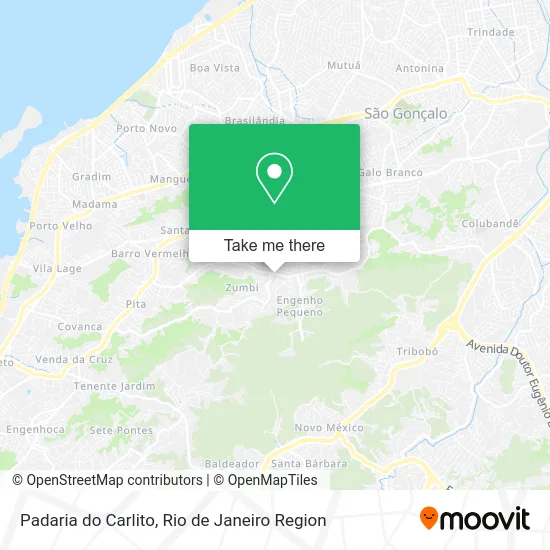 Padaria do Carlito map