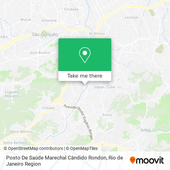 Mapa Posto De Saúde Marechal Cândido Rondon