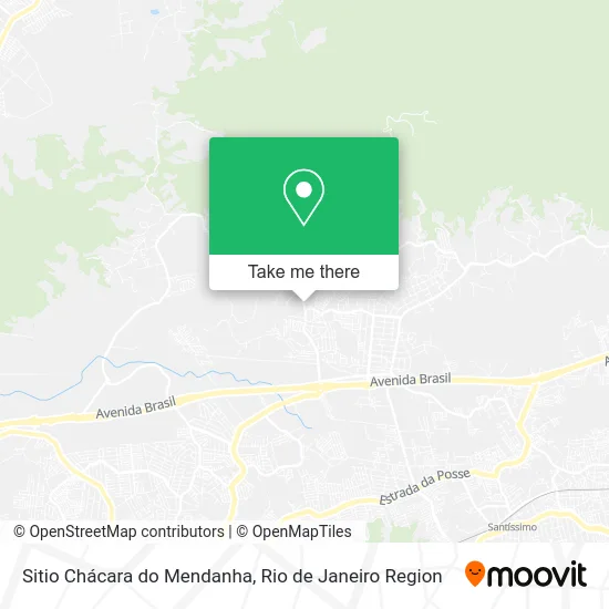 Sitio Chácara do Mendanha map