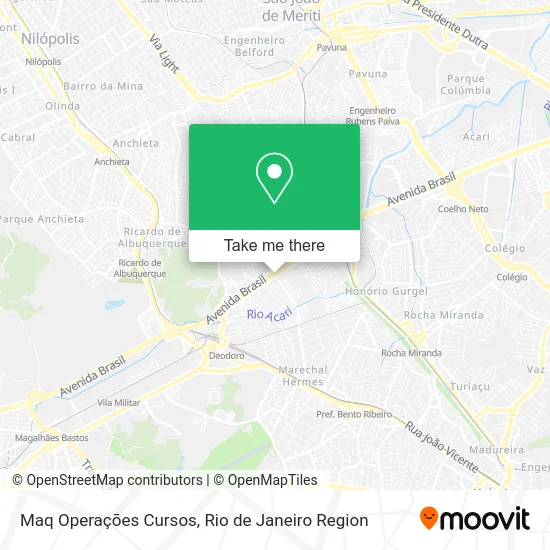 Maq Operações Cursos map