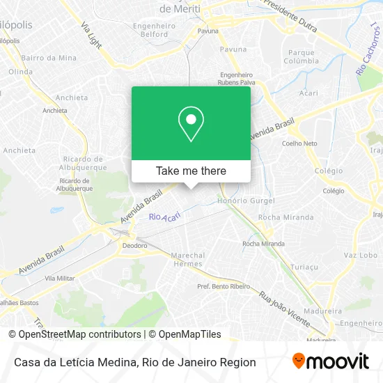 Casa da Letícia Medina map