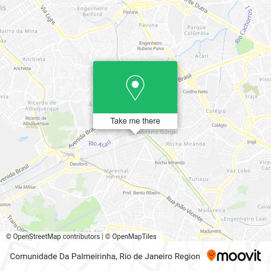 Comunidade Da Palmeirinha map