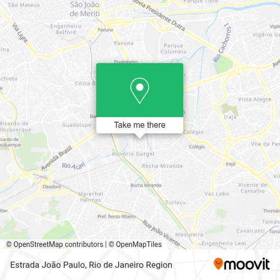 Estrada João Paulo map