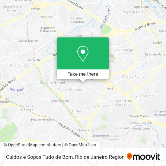 Caldos e Sopas Tudo de Bom map