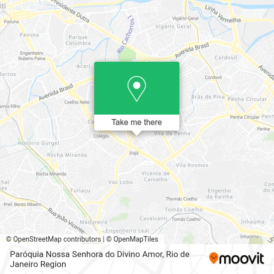 Paróquia Nossa Senhora do Divino Amor map