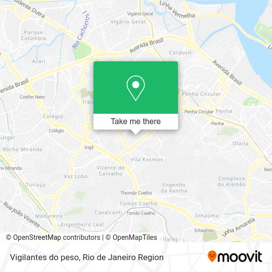 Vigilantes do peso map