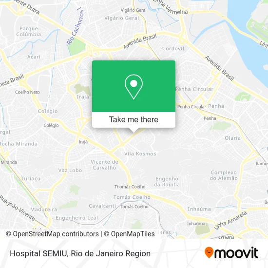 Hospital SEMIU map