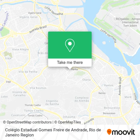 Colégio Estadual Gomes Freire de Andrade map