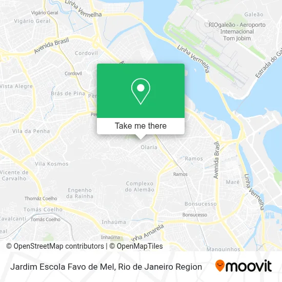 Jardim Escola Favo de Mel map