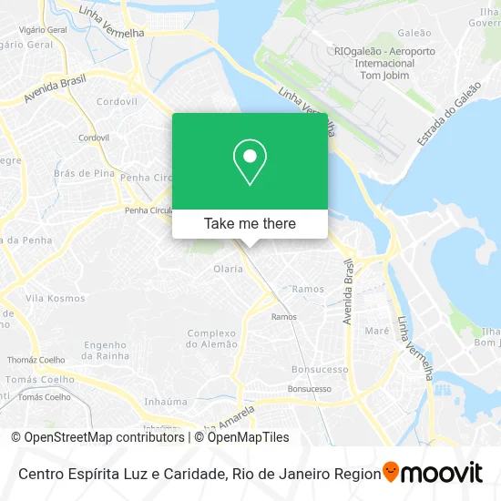 Centro Espírita Luz e Caridade map