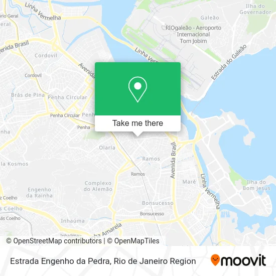 Estrada Engenho da Pedra map