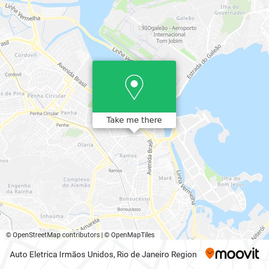 Auto Eletrica Irmãos Unidos map