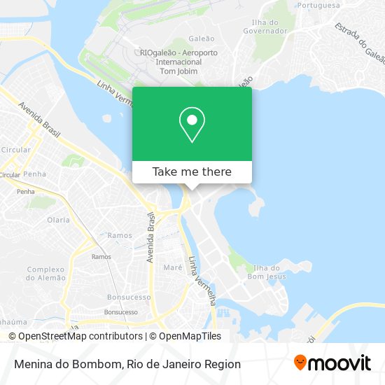 Mapa Menina do Bombom