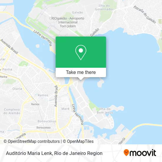 Auditório Maria Lenk map