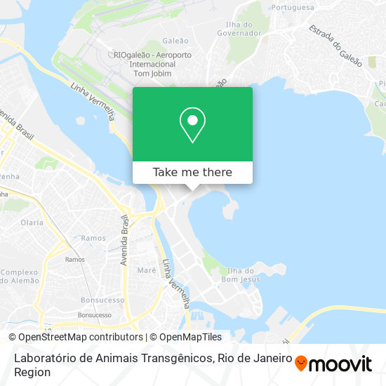 Laboratório de Animais Transgênicos map