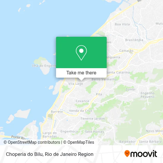 Choperia do Bilu map