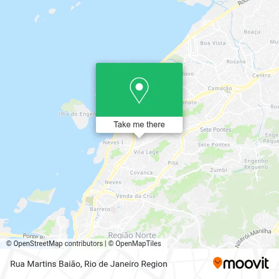 Rua Martins Baião map