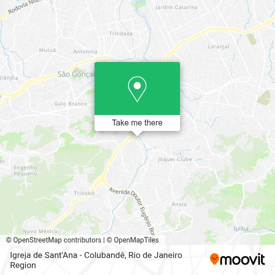 Igreja de Sant'Ana - Colubandê map