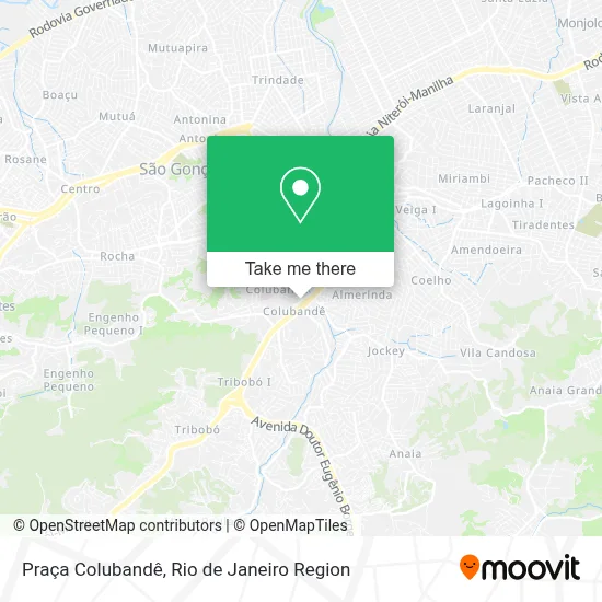 Praça Colubandê map