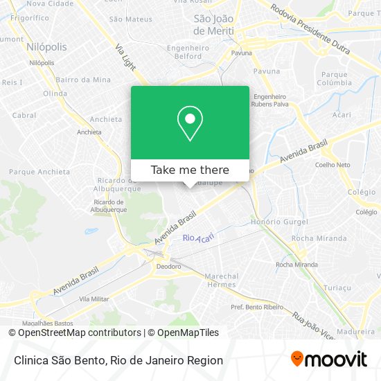 Clinica São Bento map