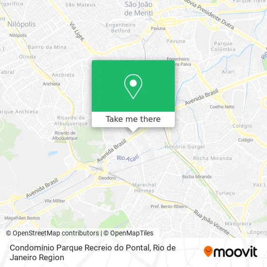 Condomínio Parque Recreio do Pontal map