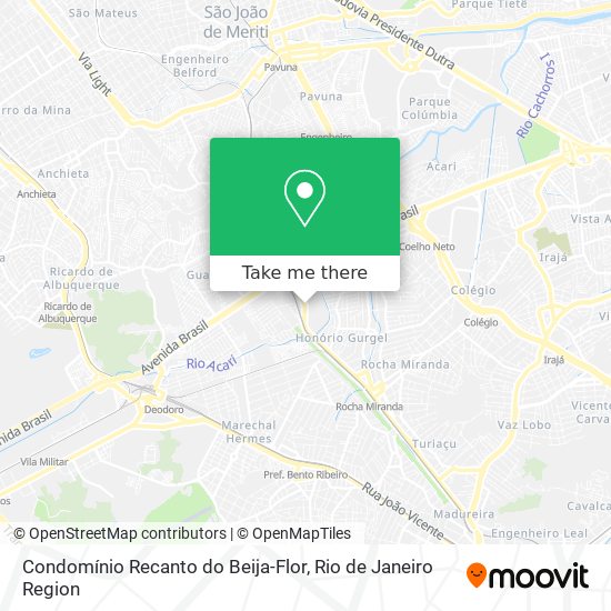 Condomínio Recanto do Beija-Flor map