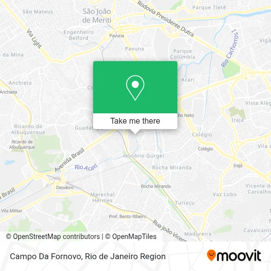 Campo Da Fornovo map