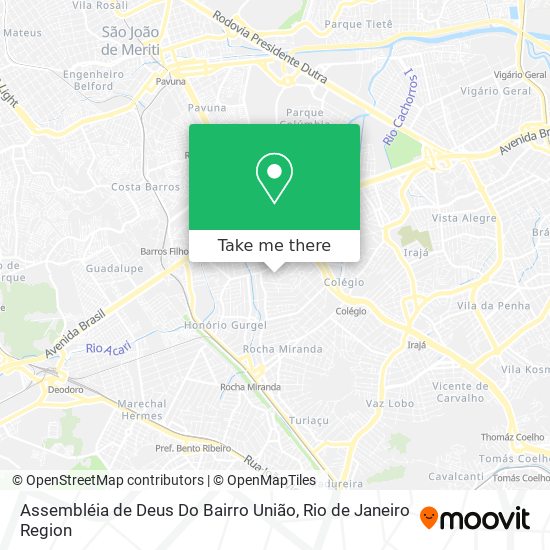 Assembléia de Deus Do Bairro União map