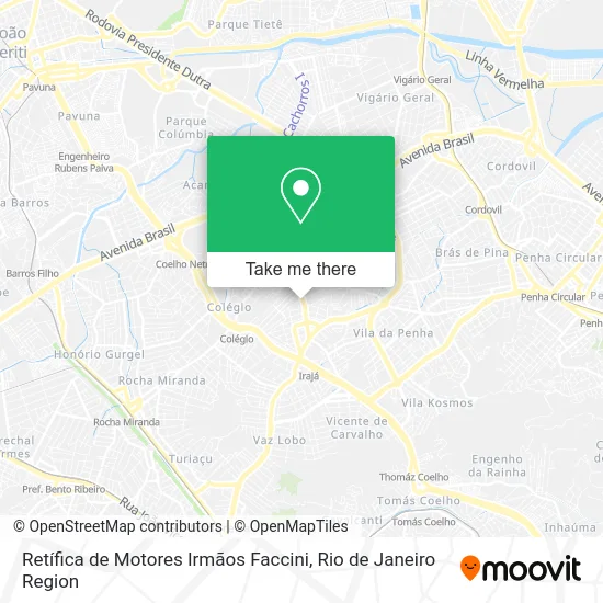 Retífica de Motores Irmãos Faccini map