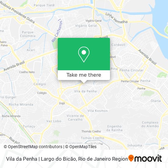 Vila da Penha | Largo do Bicão map