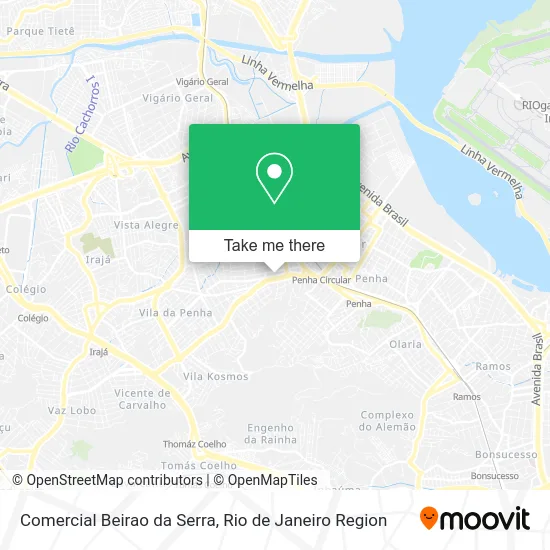 Comercial Beirao da Serra map