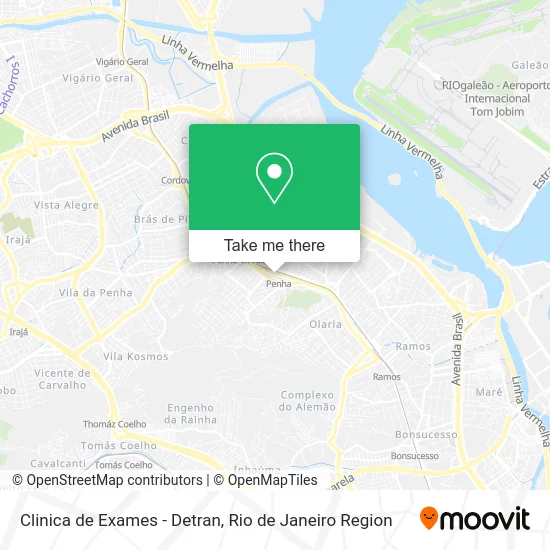 Clinica de Exames - Detran map