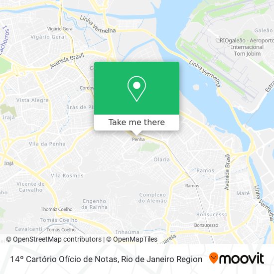 14º Cartório Ofício de Notas map