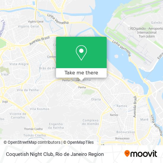 Coquetish Night Club map