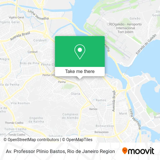 Av. Professor Plínio Bastos map