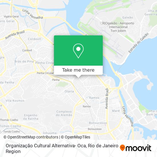 Organização Cultural Alternativa- Oca map