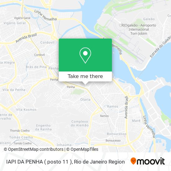 Mapa IAPI DA PENHA ( posto 11 )